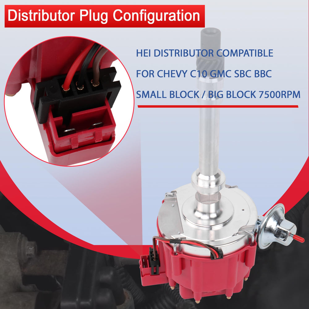 Everestway HEI distributor compatible with GMC small and big block engines.