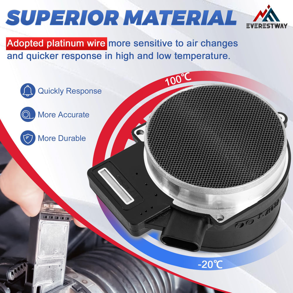 EVERESTWAY MAF sensor for GMC Yukon fits V8 engines, enhancing airflow measurement