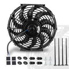 EVERESTWAY radiator fan 12inch front view for efficient engine cooling.
