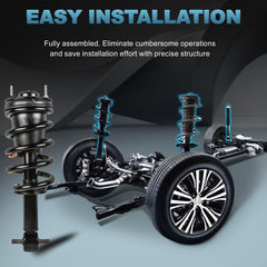 EVERESTWAY strut assembly OE brackets and mounting hardware for precise fit