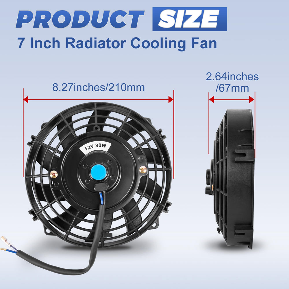 EVERESTWAY universal radiator mount kit showing easy installation options.
