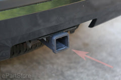 eVerHITCH front plate 4x3 inch design covers the opening neatly.