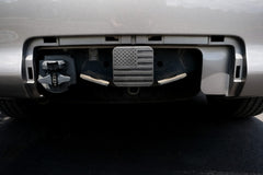 EverHITCH rugged 2-inch hitch plug protects the receiver while showcasing pride.