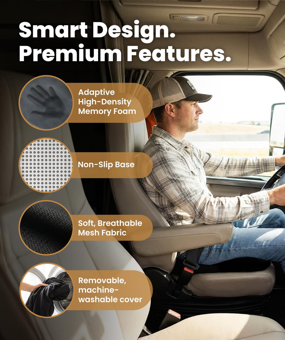 Everlasting Comfort non-slip cover keeps cushion securely in place