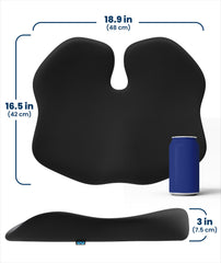 Everlasting Comfort travel and gaming chair pad delivers portable comfort