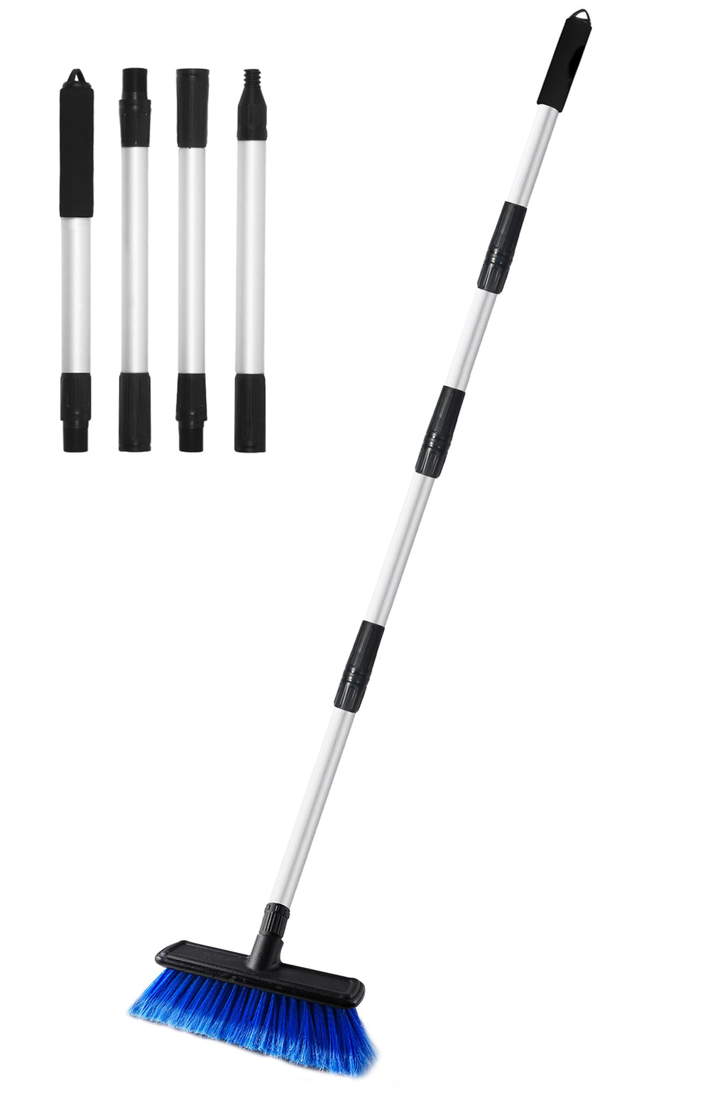 EVERRUSH 62-inch car wash brush with extended handle for ground-level cleaning