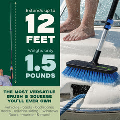 EverSPROUT versatile brush for floors, decks, and patios.