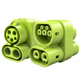 EVHIKING CCS1 to CCS2 adapter assembly for seamless cross-border EV charging.