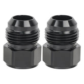 EVIL ENERGY 10AN to 12AN flare adapter close-up showing precise threading for fuel lines