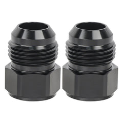 EVIL ENERGY 10AN to 12AN flare adapter close-up showing precise threading for fuel lines