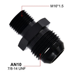 EVIL ENERGY 10AN to M16x1.5mm adapter side view highlighting compact aluminium body.