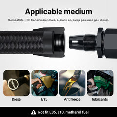 End connection compatible with swivel fittings on EVIL ENERGY 10AN line