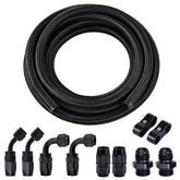 EVIL ENERGY 10AN fuel line kit outer braid view highlighting durable nylon braid for longevity