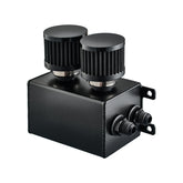 EVIL ENERGY 10AN oil catch can front view highlighting capacity and design benefits