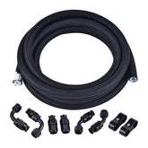 EVIL ENERGY 10AN PTFE fuel line kit showing full 10ft length for high-performance routing