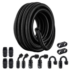 EVIL ENERGY 10AN swivel hose ends enable quick, secure connections for high-performance fuel lines.