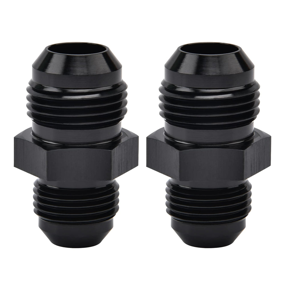 EVIL ENERGY 10AN to AN8 flare reducer coupler straight for reliable fuel line extensions.