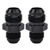EVIL ENERGY 10AN to AN8 flare reducer coupler straight for reliable fuel line extensions.
