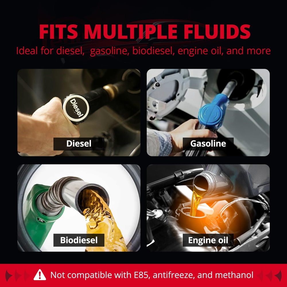 EVIL ENERGY 10 ft fuel hose coiled for easy storage