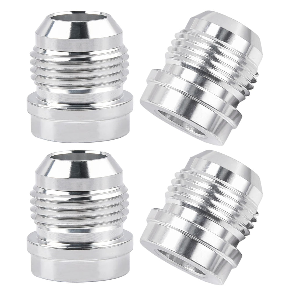 EVIL ENERGY 12AN weld bung kit: compact aluminum fittings for secure connections.