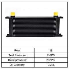 EVIL ENERGY 16-row cooler bracket compatibility image demonstrates universal mounting