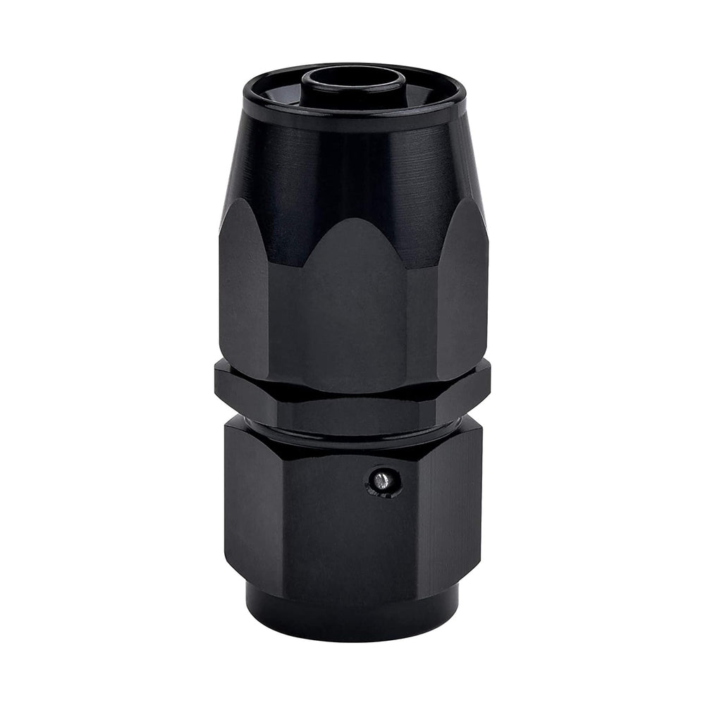 EVIL ENERGY 16AN straight swivel fitting for secure stainless braided hose connections.