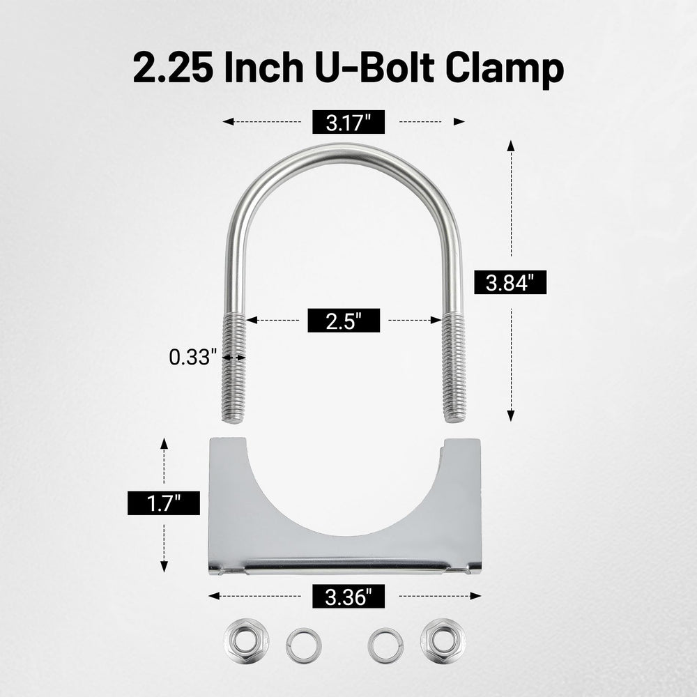 Evil Energy 2-25-inch exhaust pipe fit demonstrates a secure seal between pipes.