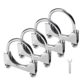 EVIL ENERGY 2-5-inch U-bolt exhaust clamp set secures exhaust pipes for a tight seal
