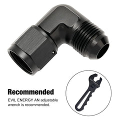 EVIL ENERGY 2-pack 4AN flare swivel fitting offers ready-to-use kit.