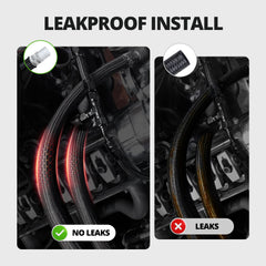 EVIL ENERGY 25ft fuel line length enables flexible routing.