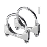 EVIL ENERGY 2.5-inch U bolt exhaust clamp packaging for quick setup.