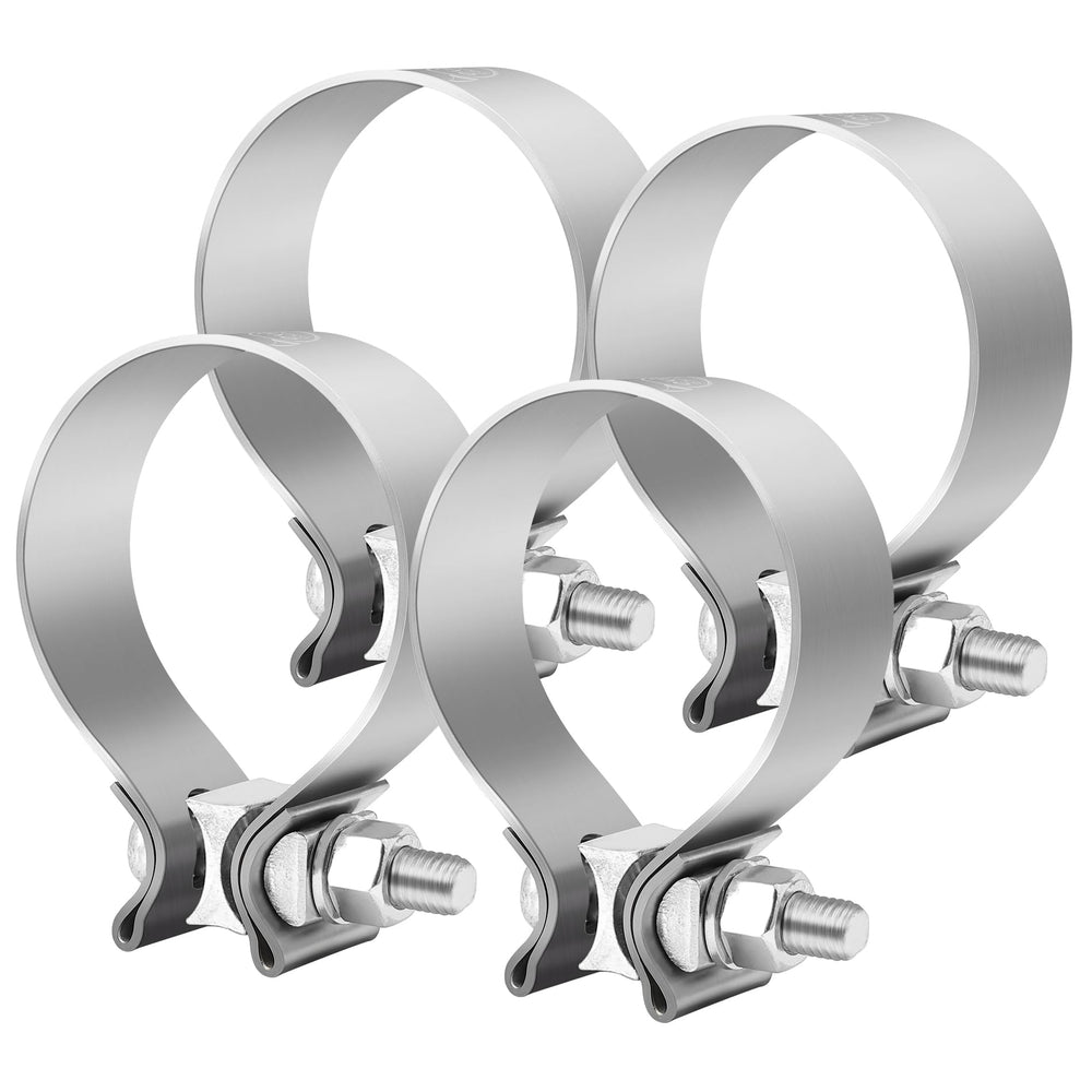 EVIL ENERGY 3-inch exhaust clamp assembly demonstrates secure, durable pipe joining.