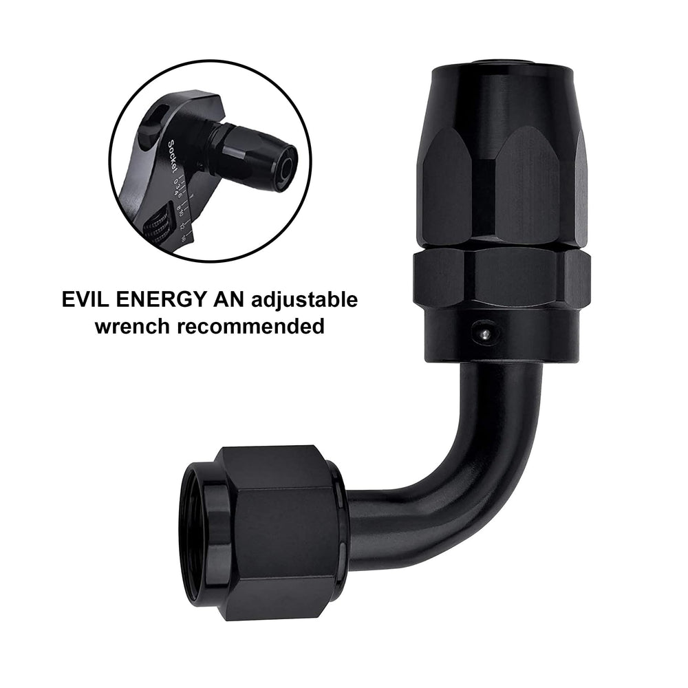 EVIL ENERGY 360° swivel feature enabling quick alignment during assembly.