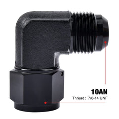 EVIL ENERGY 37-degree flare seal on AN side highlights leak-resistant design.