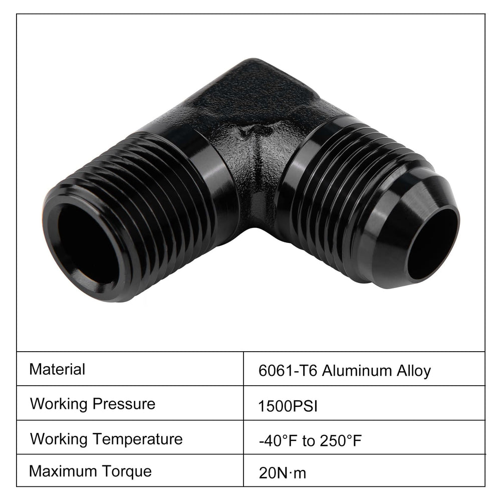 EVIL ENERGY 37-degree flare seal on the AN side reduces leaks in rugged setups.