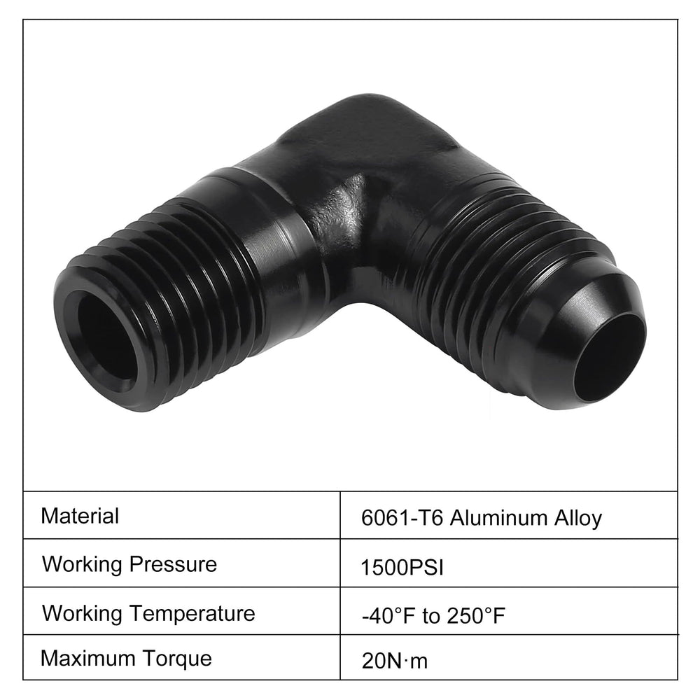 EVIL ENERGY flare side seal with 37-degree angle detail for reliable connections