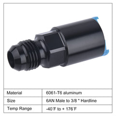 EVIL ENERGY 37-degree flare seal minimizes leaks in EFI systems
