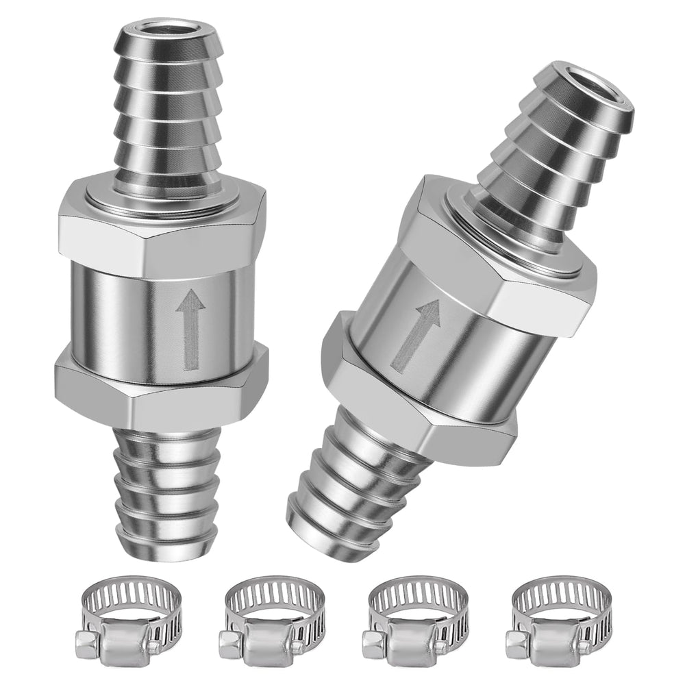 EVIL ENERGY 3/8 inch check valve assembly in fuel line prevents backflow and maintains pressure