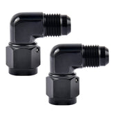 EVIL ENERGY 3AN flare swivel adapter in black for tight spaces, easy installation