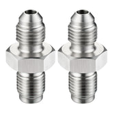 EVIL ENERGY 3AN to 3/8-24 inverted flare adapter straight 2-pack for secure connections