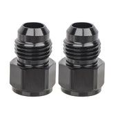 EVIL ENERGY 4AN to 6AN flare reducer adapter front view for precise fuel line fitting