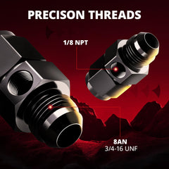 EVIL ENERGY 6061-T6 aluminum fuel fitting for durable use.