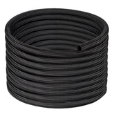 EVIL ENERGY 6AN braided fuel line in black, ideal for high-pressure fuel transfer.