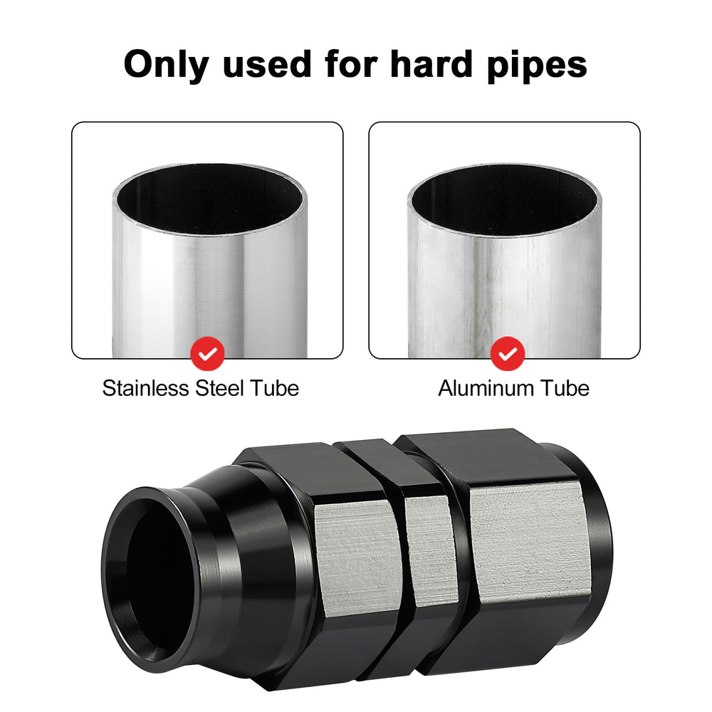 EVIL ENERGY 6AN female flare to 5/16 inch fitting, suitable for custom fuel systems.