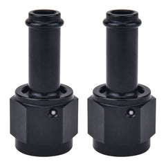 EVIL ENERGY 6AN female to 38 barb hose fitting front view shows secure, leak-resistant connection.