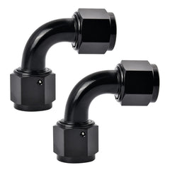 EVIL ENERGY 6AN swivel coupler with 90-degree bend for tight engine bay routing