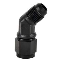 EVIL ENERGY 6AN female to 6AN male flare swivel adapter in black for flexible, quick connections.