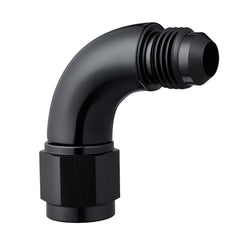 EVIL ENERGY 6AN female to 6AN male full-flow swivel coupler showing smooth connection for easy installation