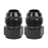 EVIL ENERGY 6AN female to 8AN male flare reducer close-up, ideal for tight engine bays.