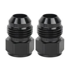 EVIL ENERGY 6AN female to 8AN male flare reducer close-up, ideal for tight engine bays.